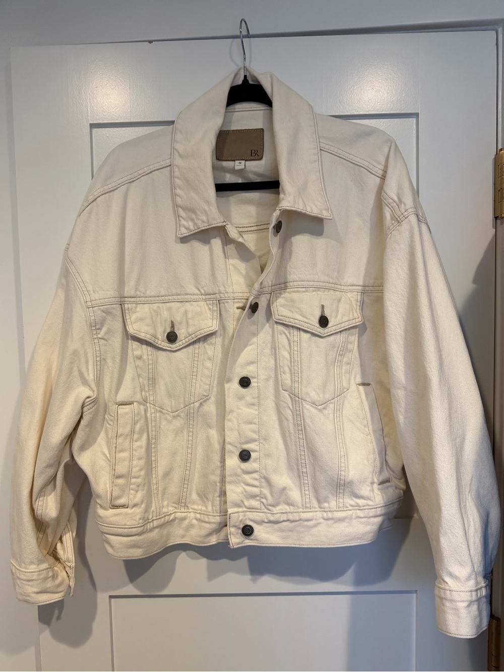 Banana Republic Off-White Denim Jacket